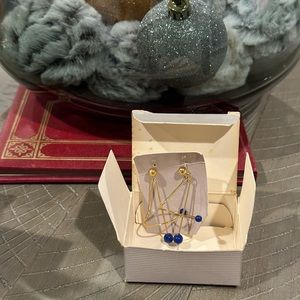 Vintage Avon Spiral Motion Earring Set - gold - circa 1991, Pierced!